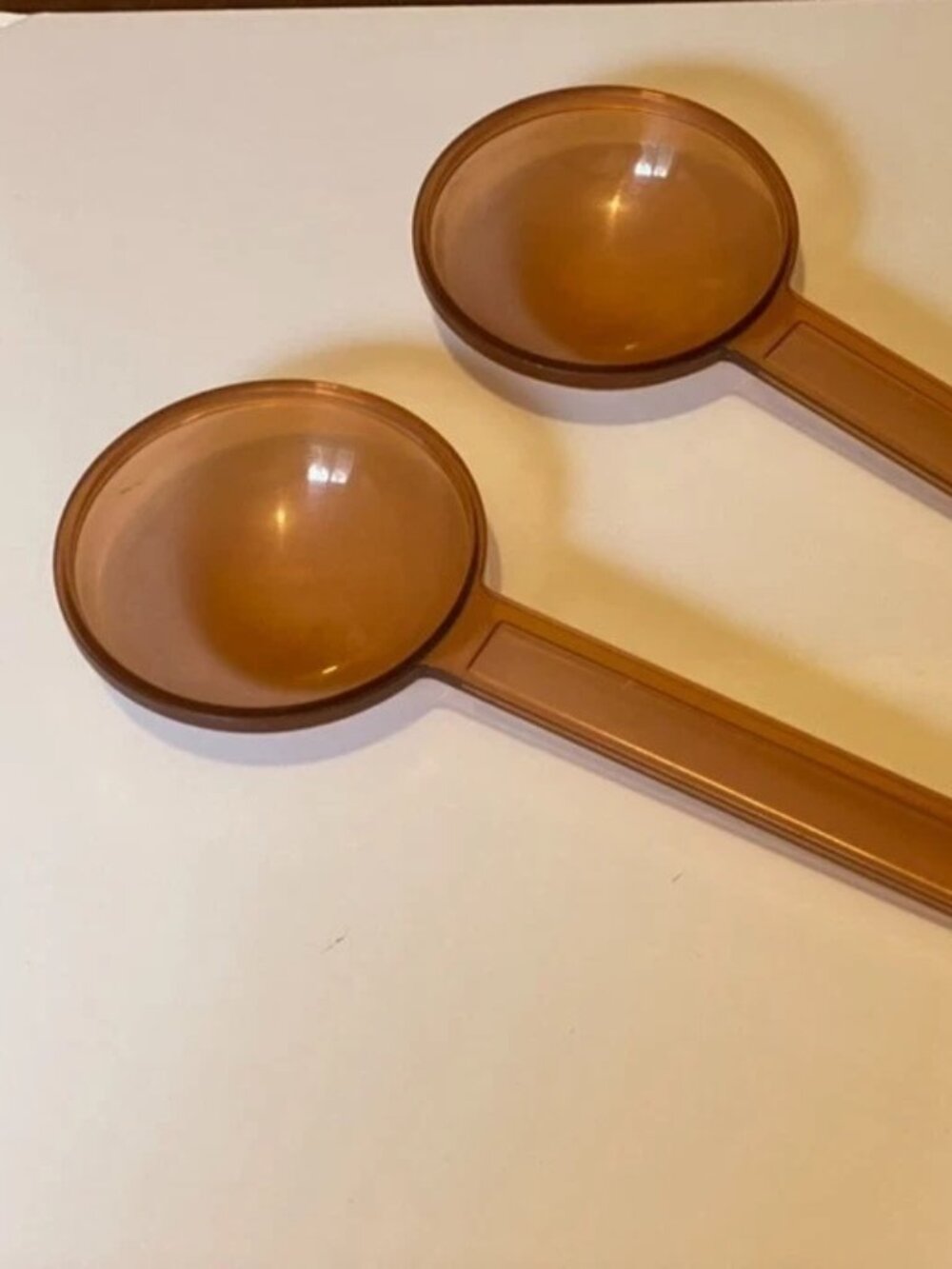 TWO (2) Dansk Designs Vintage MCM Mid Century Amber Gunnar Cyren Salad Tongs Set